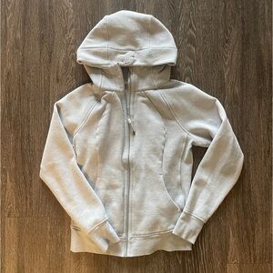 Light Grey Lululemon Scuba Jacket